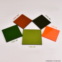 532нм 1064нм лазерные защитные окна и лазерные защитные панели CE 200 мм x 200 мм, толщина 5 мм