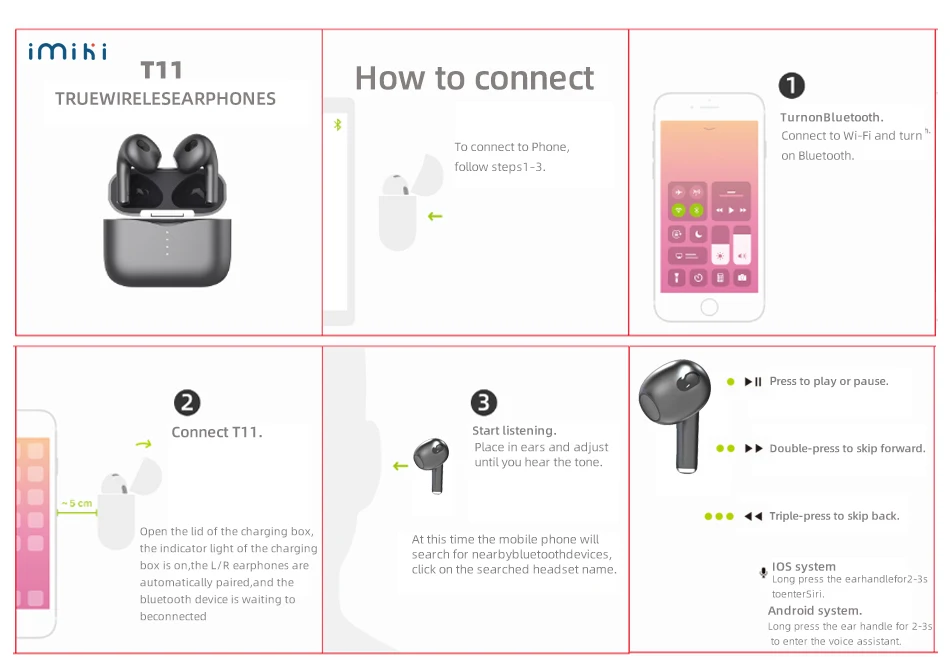 Gadgetoo Imilab Imiki T11 True Wireless Earbuds