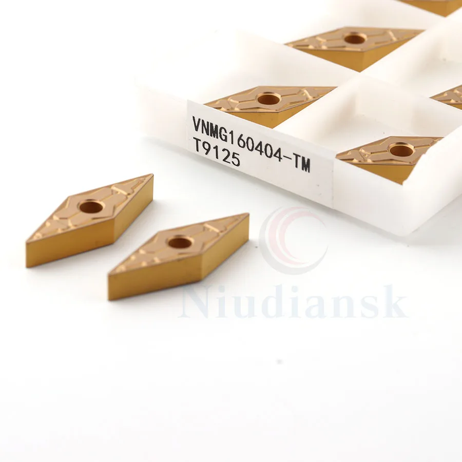 100% Original VNMG160404-TM T9125 VNMG160408-TM T9125 milling turning tools carbide turning tool VNMG160412 CNC Turning blade mini lathe chuck