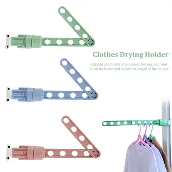 

Clothes Drying Holder Travel hanger Snap-on foldable hanger Space-saving Multi-function for window frame Bedroom dormitory