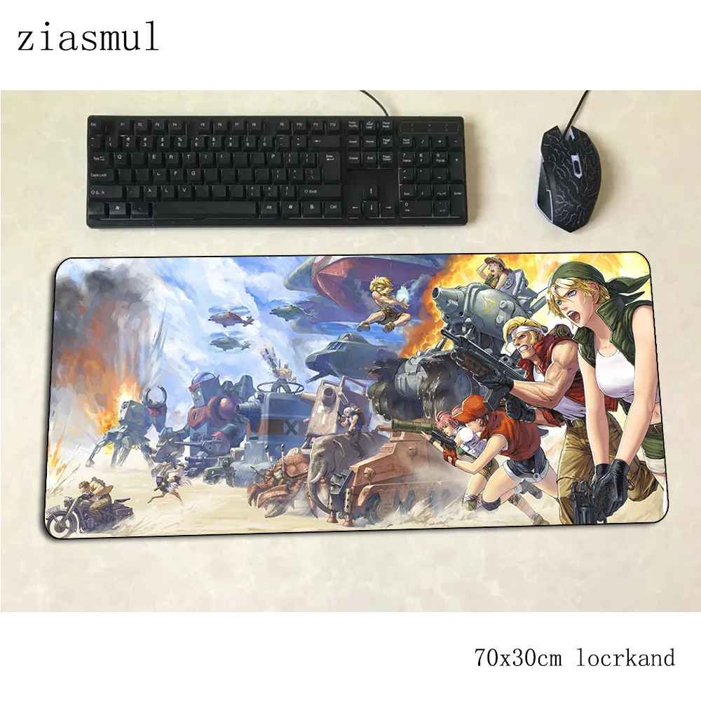 Metal Slug Mouse Pad Locked Edge Computer Mat 700x300x3mm Gaming