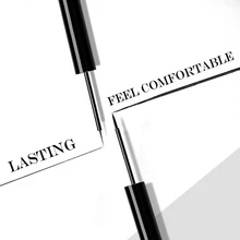 Быстросохнущая Толстая черная подводка для глаз водонепроницаемая и противообрастающая легко наносится подводка для глаз дополнительно мягкая и жесткая кисть для головы