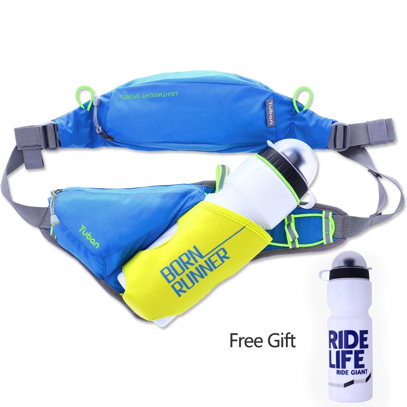 

Multi-functional Marathon Jogging Cycling Running Hydration Belt Waist Bag Fanny Pack Cell Phone Holder With 750ml Water Bottle