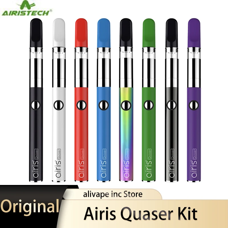 Qcell-Kit de vaporizador de cuarzo con boquilla Dab, vaporizador de cera de cigarrillo electrónico, 350mah, Airis Quaser, Original