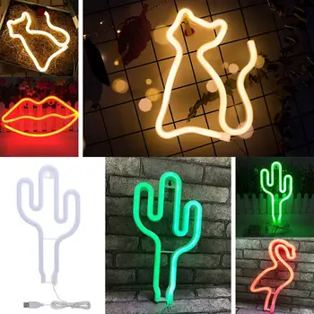 

LED Light 2W 4.5V Night Lamp Club Party Home Decoration Useful Neon Lights Garden Bar Beautiful Ultrathin Yard Bedroom