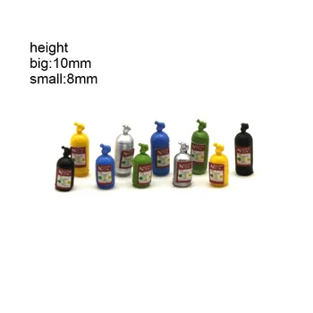 

1/64 Nitrogen Acceleration Bottle Model Toy Car Model Modified Garage Scene Decoration 5pcs Scene DIY Construction Train