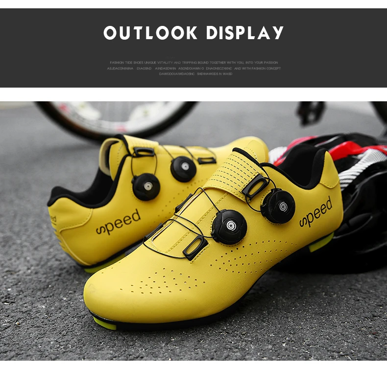 HOT New Cycling Shoes Breathable Waterproof Mountain Bike Racing Shoes MTB Cycling Self-Locking Shoes Athletic Bicycle Shoes