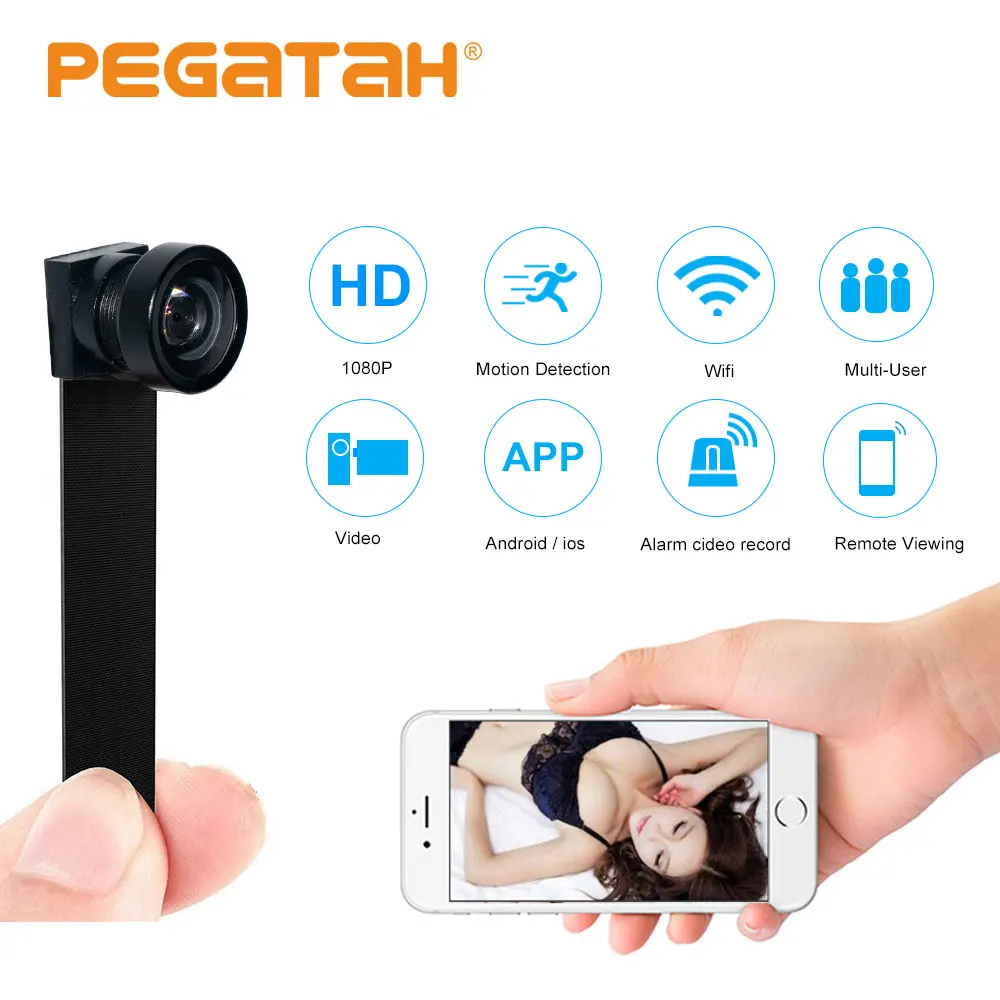 Беспроводная мини камера New1080P с Wi Fi батарея запись видео дистанционное