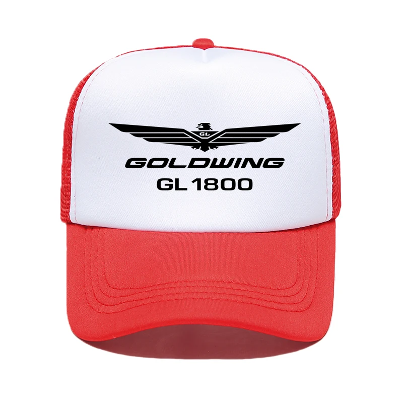 Новая Кепка водителя грузовика s Goldwing GL1800 с принтом "мотоцикл" для взрослых, крутая бейсбольная кепка с сеткой, Кепка водителя грузовика s, Кепка от солнца для мужчин и женщин, регулируемая