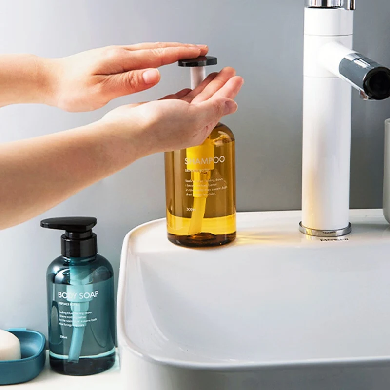 3 шт Диспенсер для мыла бутылка дезинфицирующий шампунь рук Бутылка 300 мл/500 мл