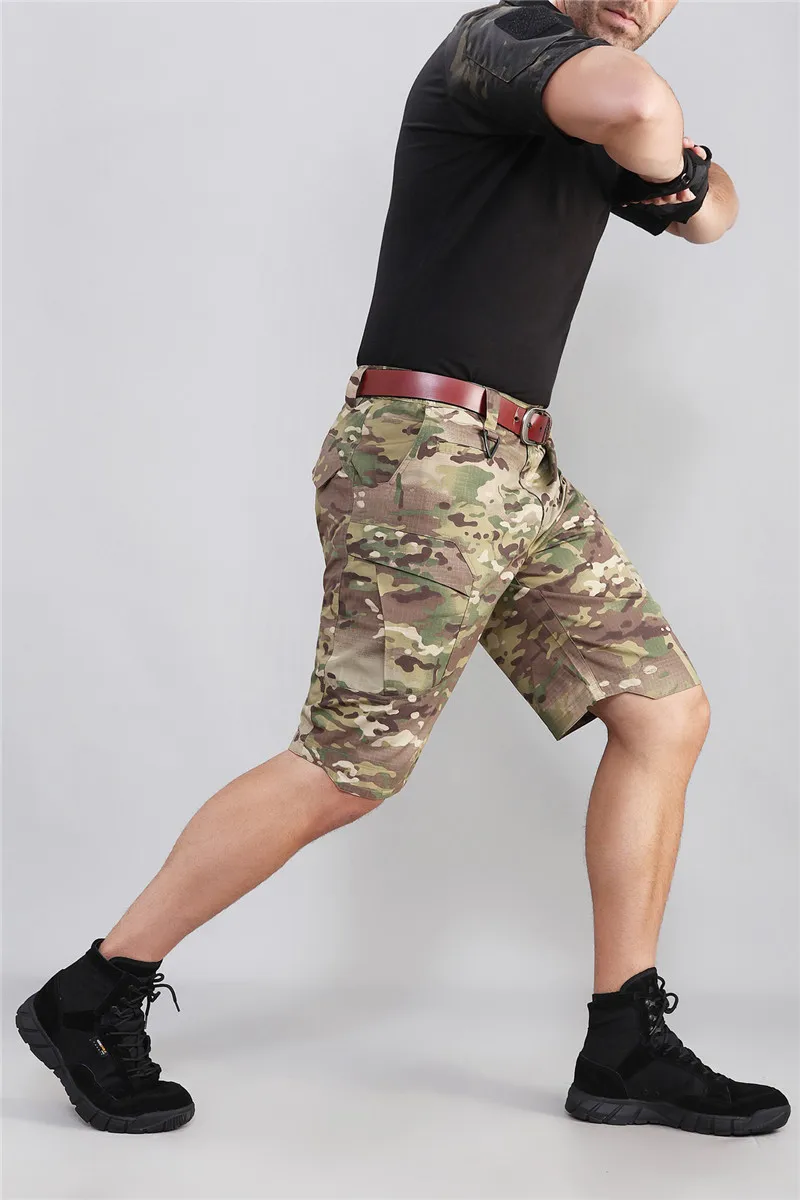 Летние мужские быстросохнущие/Водонепроницаемые тактические шорты для улицы/пеших прогулок, мужские спортивные шорты для трекинга/рыбалки