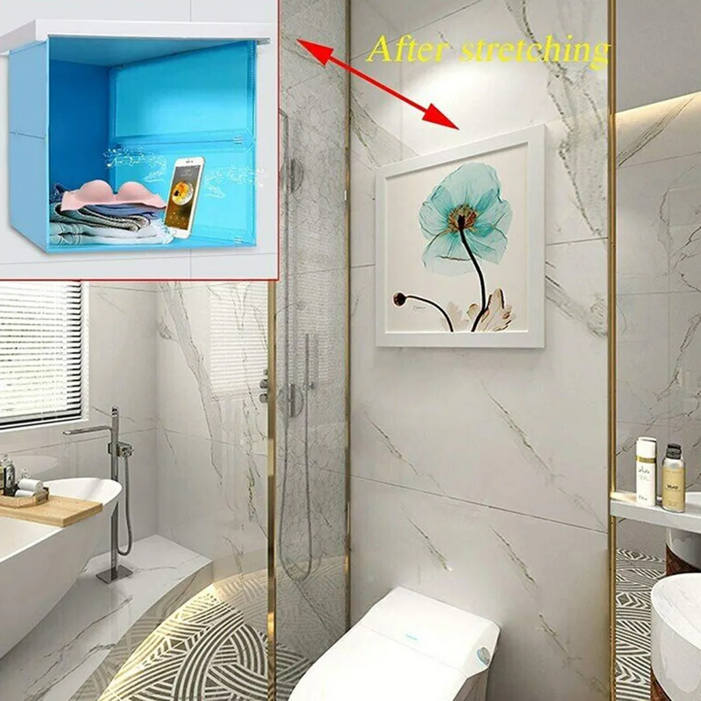 Настенный многофункциональный настенный органайзер для хранения космические заставки для ванной комнаты