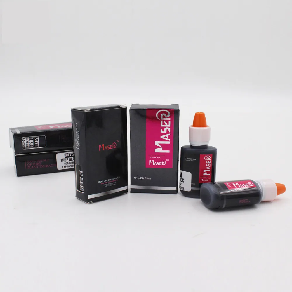 Maser Tattoo Ink 16 Colors For Choose Permanent Makeup Pigments For Eyebrows Microblading Beauty Safe Use Tattoo Machine Pen