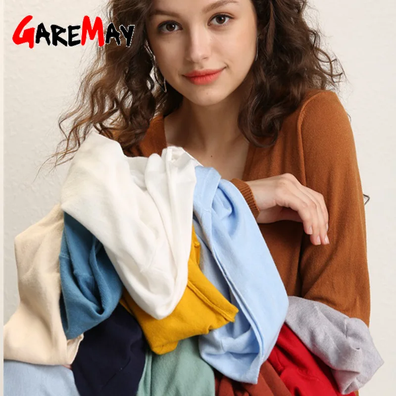 Женский вязаный кардиган зеленый Осенний Повседневный Кардиган с v-образным