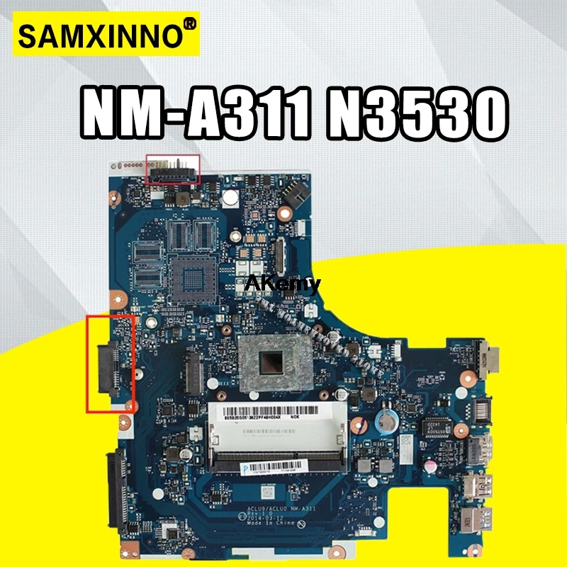 Фирменная Новинка! ACLU9/ACLU0 NM-A311 материнская плата для lenovo G40-30 ноутбука (для
