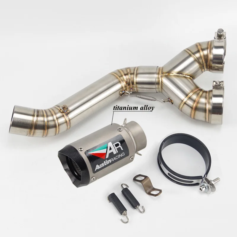 S1000rr-Slip-on-Motorcycle-exhaust-muffler-middle-link-pipe-remove-the-catalyst-60-mm-escape-for (2)