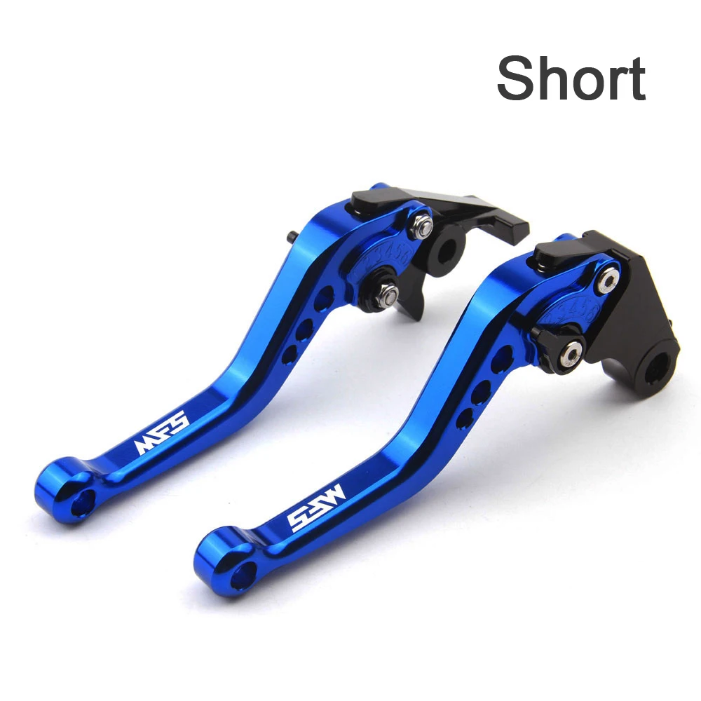 CNC тормозные рычаги сцепления ручка для Honda CBR500R CB500F CBR300R CB300F MSX125 CBR250R CB300R Тормозные Рычаги мотоцикла - Цвет: Short-Blue