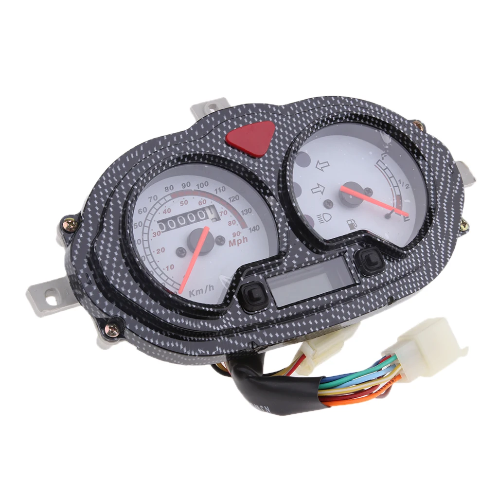 12V Motorbike Speedometer Dash Instrument Cluster Gas Gauges For Yamati RX8