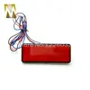 RED Lens Rectangle Red LED Reflectors Brake Light for Universal Motorcycle car truck high performance rear lights tail light ► Photo 3/5