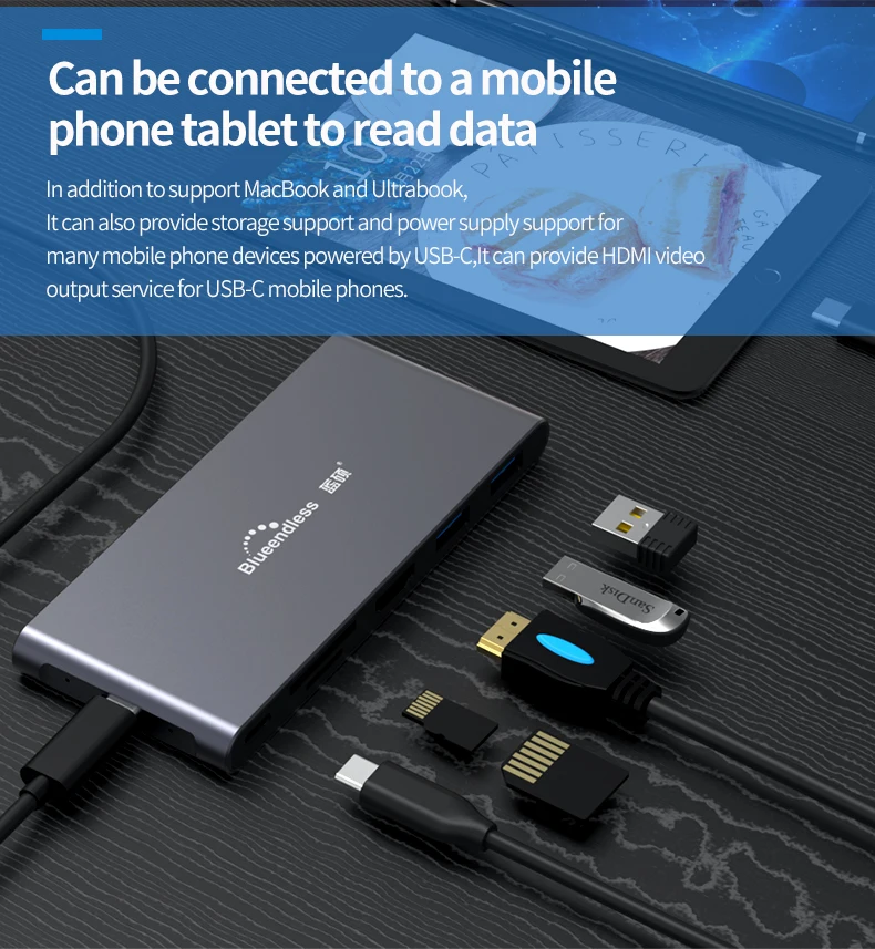 usb c hub para multi usb 3.0