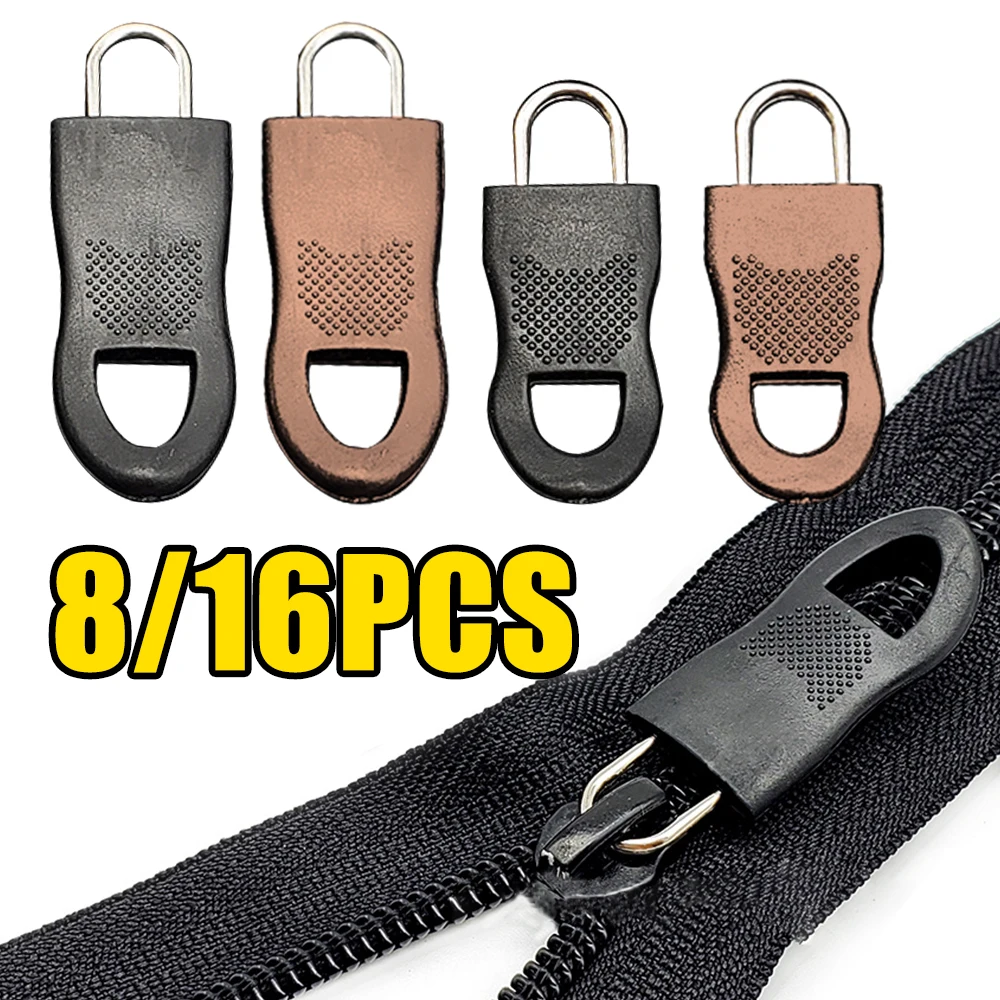 8/16pcs Detachable Zipper Puller for Replacement Clothing Zip Fixer for Backpack Travel Bag Suitcase Zipper Pull Fixer for Tent