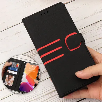 

LAPOPNUT Retro Wallet Case for IPhone 11 Pro Xs Max Xr X 7 8 Plus 6 6s SE 2020 Slim Genuine Leather Flip Cover Soft Card Holder