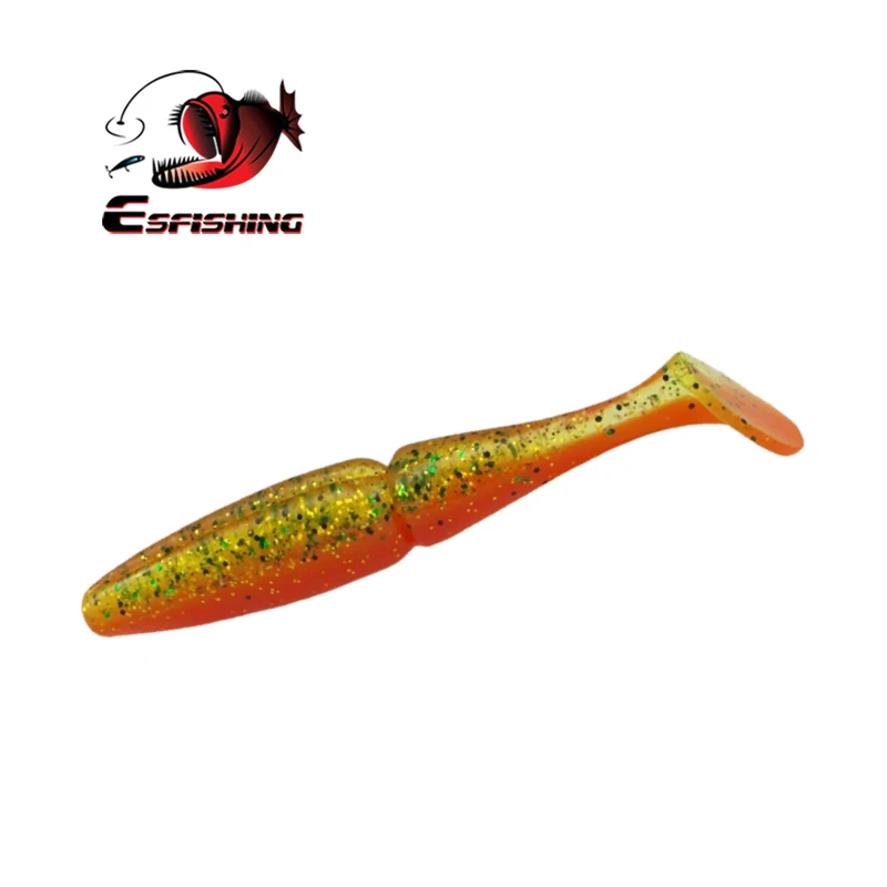 ESFISHING Easy Shiner Shad 125 мм 4 шт. 18 г рыболовные приманки джиг силиконовая приманка карп