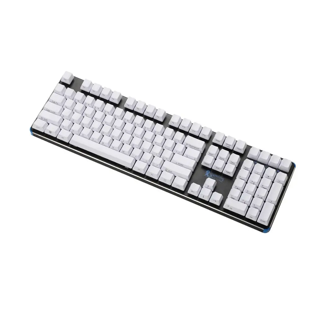 Толстая клавиатура YMDK ANSI 108 104 с боковой печатью PBT для механической клавиатуры MX