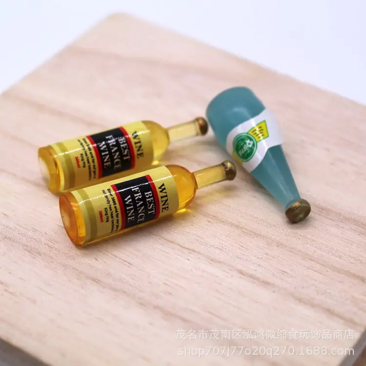 1: 12 кукольная аксессуары сцена модель миниатюрный конфетных игрушек Мини 3 импортных вин