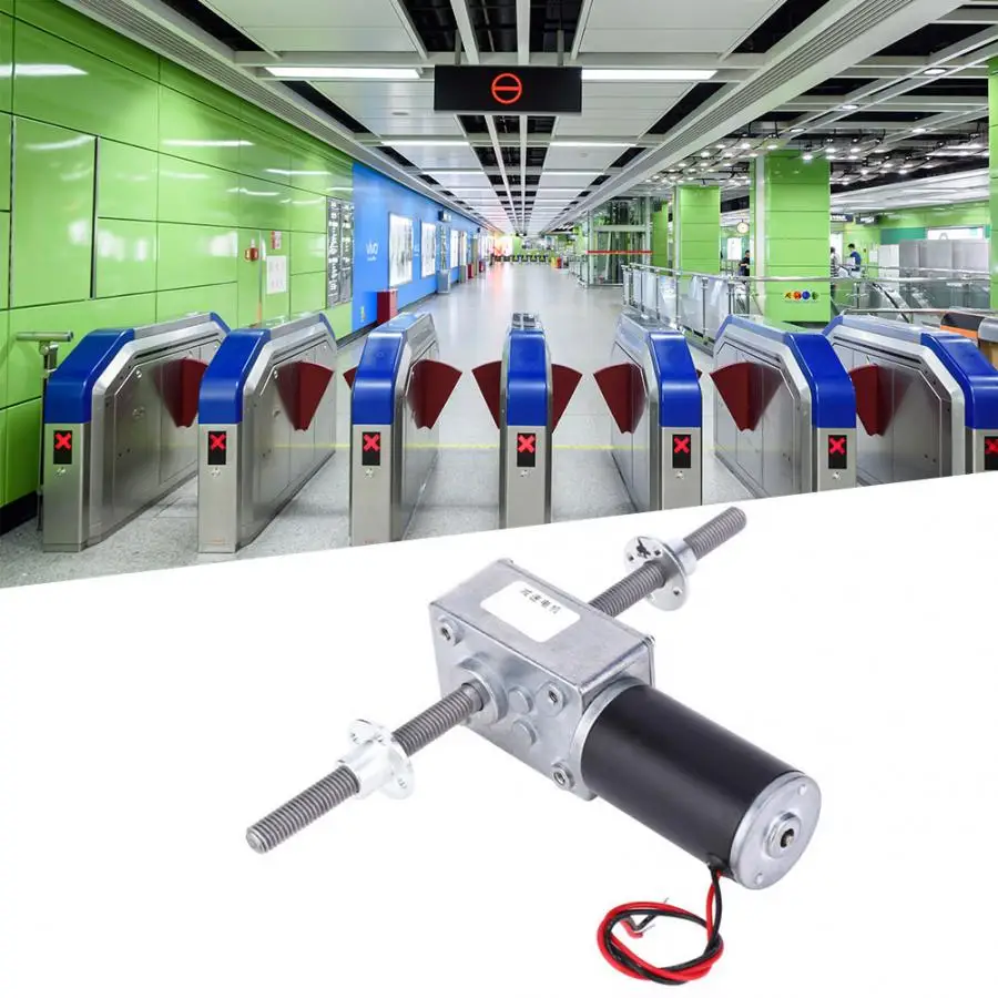 Двухвальный коаксиальный редуктор червячного редуктора M8 2435 мотор с фланцем 24 В