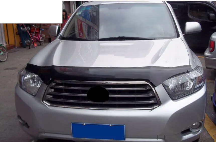 Модификация автомобиля автомобильные аксессуары Передняя крышка капота защита от насекомых литьевая Крышка для Toyota Highlander 2009-2011