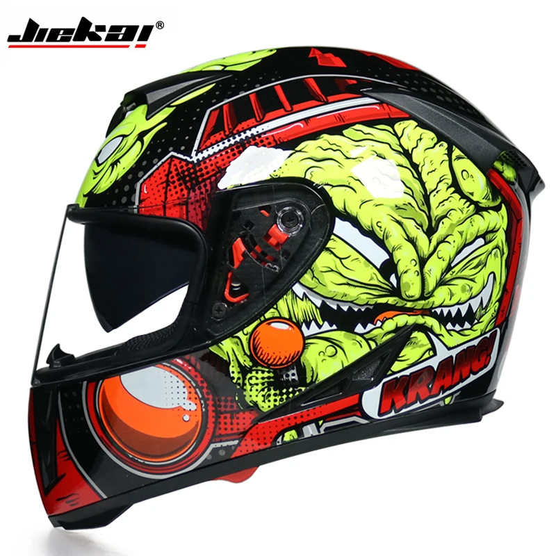 Последняя мотоциклетная rcycle шлем capacete четыре сезона двойные линзы полный шлем ABScascos para moto cross шлем - Цвет: 5