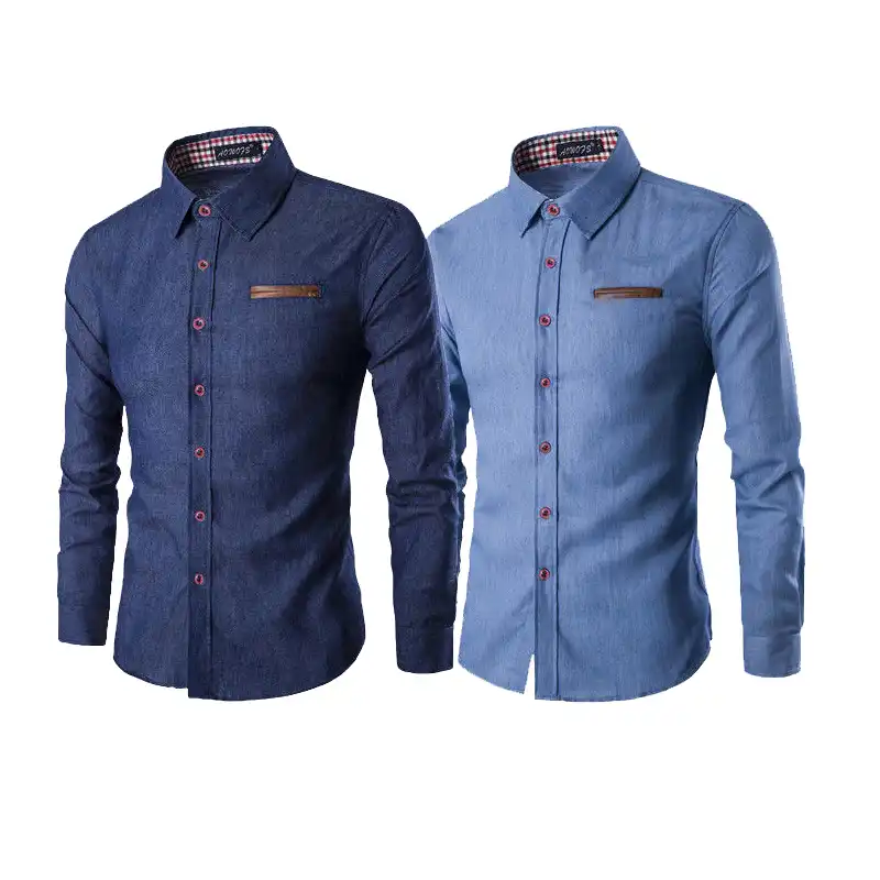 light blue dress shirt with jeans