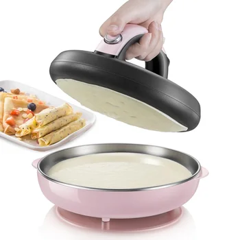 

220V Automatic Non-stick Crepe Maker Pancake Machine Pizza Maker Household Kitchen Tool Electric Baking Pan EU/AU/UK/US