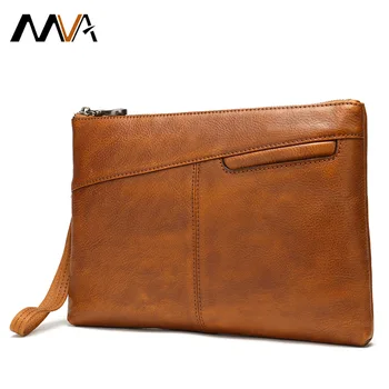 

Business New Style Handbag Men Envelope Clutch Full-grain Leather Rub Color Wrist Wrap Fashion 31121