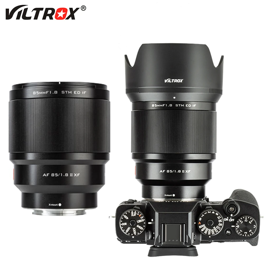 

Viltrox 85MM F1.8 II XF STM AF Large Aperture Auto Focus Portrait Lens for Fuji X Mount Camera Fujifilm X-T4 X-T30 X-Pro2 X-T200