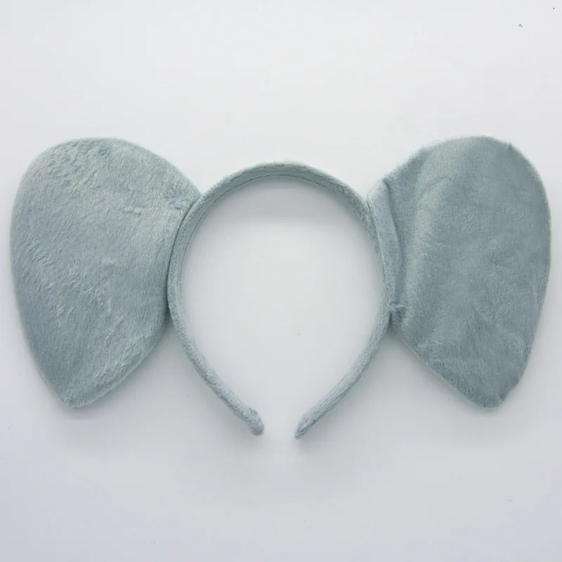 Kids Adults Elephant Headband Bow Tail Tie Animal Cosplay Set Boy Girl Carnival Party Headwear Halloween Christmas Baby Shower|elephant