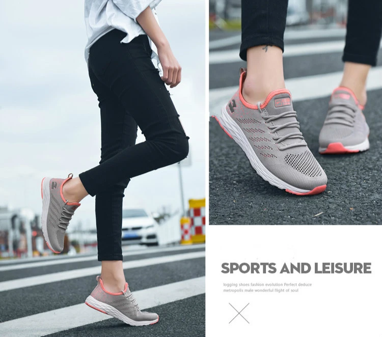 Новинка 2019 года; мужские и женские кроссовки; zapatillas mujer Deportiva; дышащие кроссовки со шнуровкой для девочек; мягкие спортивные кроссовки на