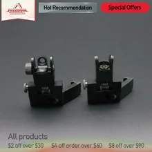 

Hunting Tactical 45 Degree Folding Iron Sight Front and Rear Sight Flip Up Rapid Transition for AR15 AR-15 AR 15 Gun Accessories