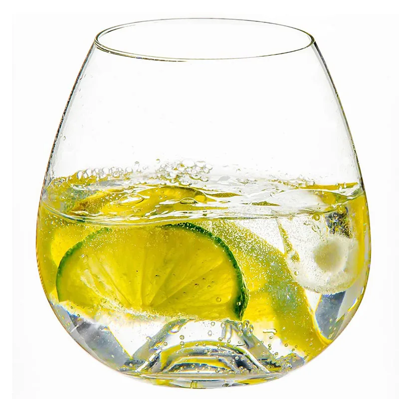 Stemless Wine Glasses Tumblers Glass Water Cup Cocktail Glass Whisky Glass Gin Glasses stemless drinking glasses