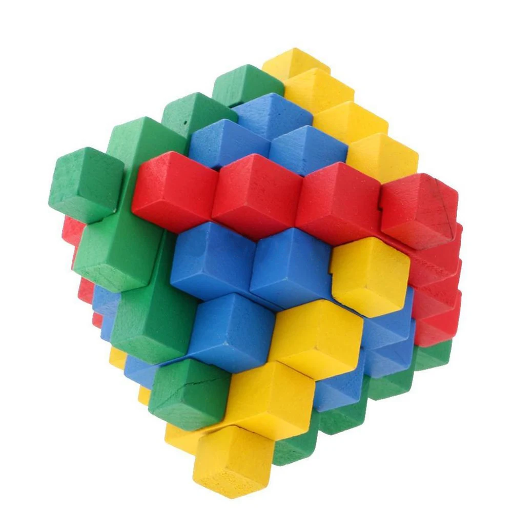 Деревянные Luban замок 3D Головоломка игра интеллектуальная игрушка подарок для взрослых и детей упражнения мозговые интерактивные игры игрушки