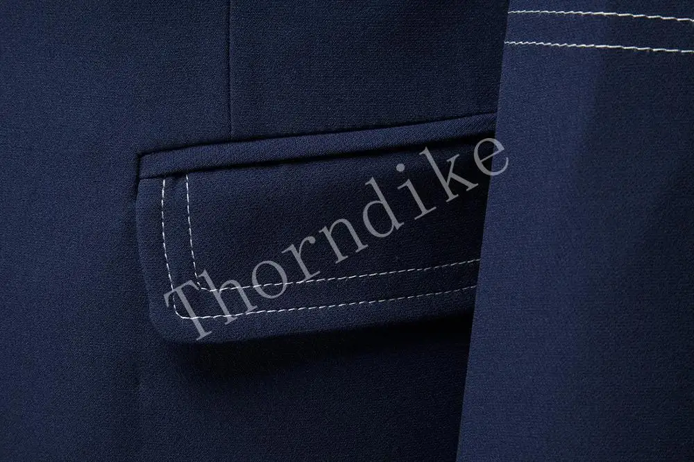 Thorndike/Лидер продаж белый циркуль украшенный черным/темно синим (куртки + брюки)