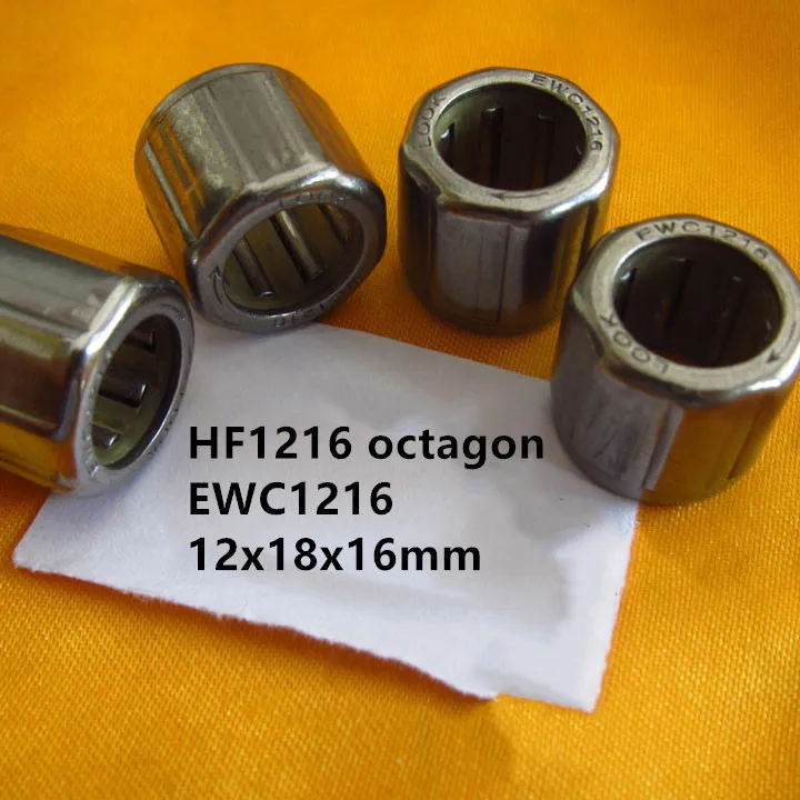 100pcs/lot EWC1216 One Way clutch Bearings 12x18x16 mm octagon needle roller bearing 12*18*16 Fishing gear bearings | Спорт и