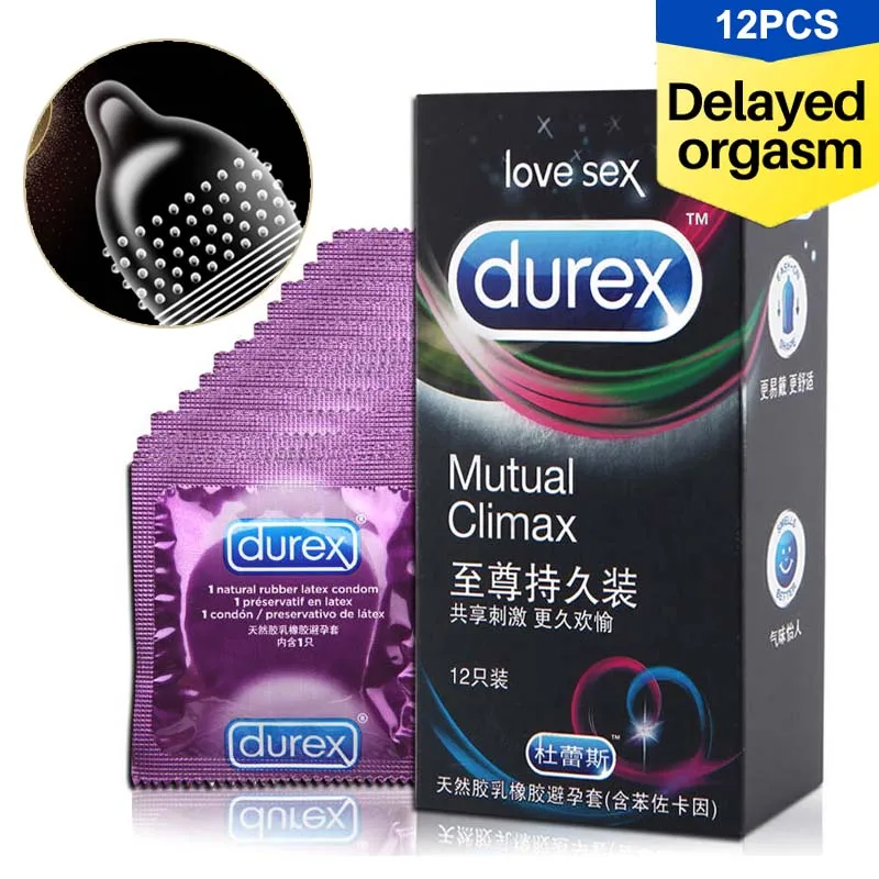 Ультратонкие презервативы Durex для мужчин ребристые с пупырышками долговечный