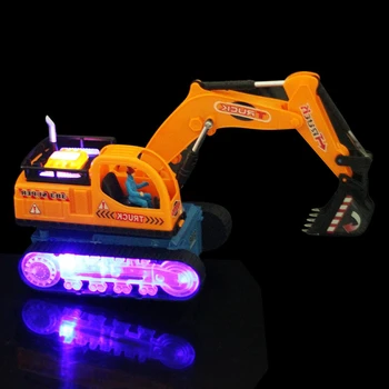 

Electric Music Lighting Universal Excavator Excavator Demo Engineering Vehicle Children's Model Toy