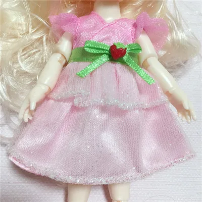 15 см принцесса куклы Новая Вязаная одежда милая обувь Кукла аксессуар игрушка прекрасный кукла рождественский подарок - Цвет: Коричневый