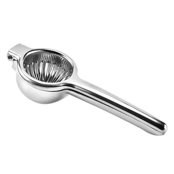 

NEW-Stainless Steel Large Manual Citrus Hand Press Juicer-Premium Heavy Duty Solid Metal Lemon Orange Juicer