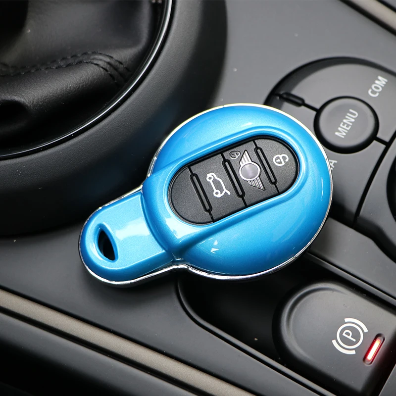 

Car Key Protection Case Plastic Remote Key Cover Car Styling Accessories For BMW MINI Cooper S F54 F55 F56 F57 F60 Clubman