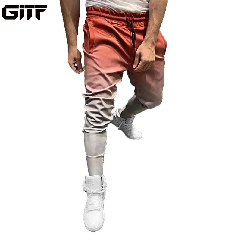 

GITF Gradient Jogging Pants Men GYM Training Pants Sportswear Joggers Sports Pants Men Running Swearing Pants Jogging Sweatpants