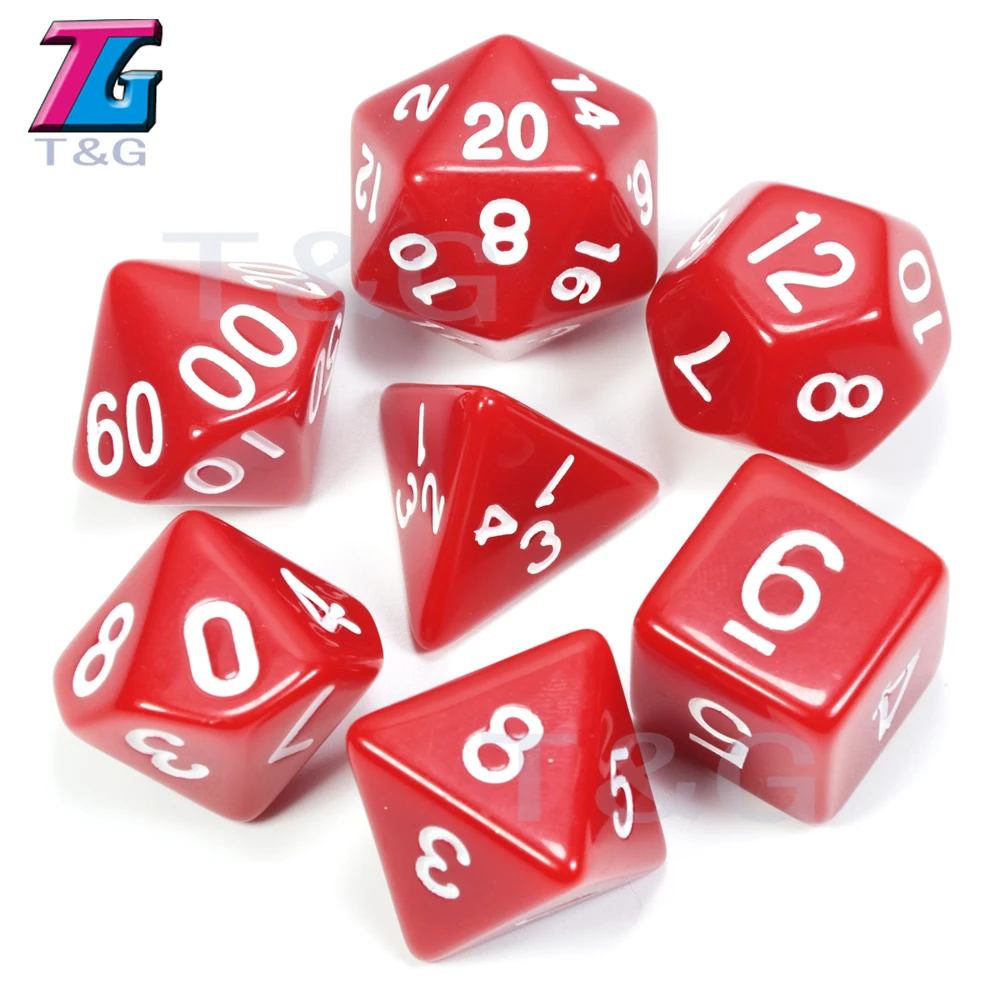 7 шт./лот набор игральных костей D4, D6, D8, D10, D10%, D12, D20 25 цветов различных цветов драконы и подземелья - Цвет: 15